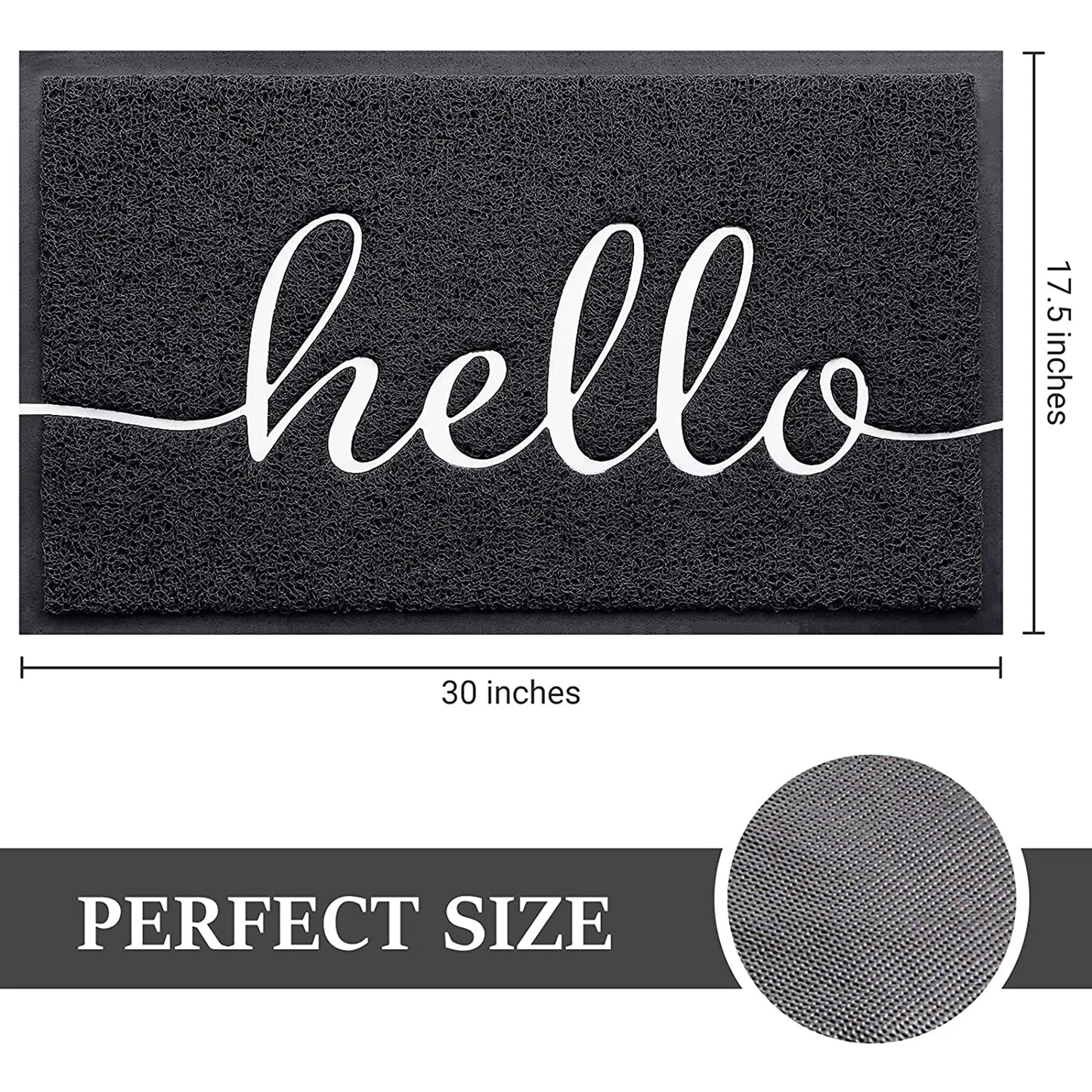 Front Doormats Entrance Mat Indoor Outdoor Water Absorption Floor Mats Non-Slip Back Rubber Welcome Doormat For Bathroom Kitchen