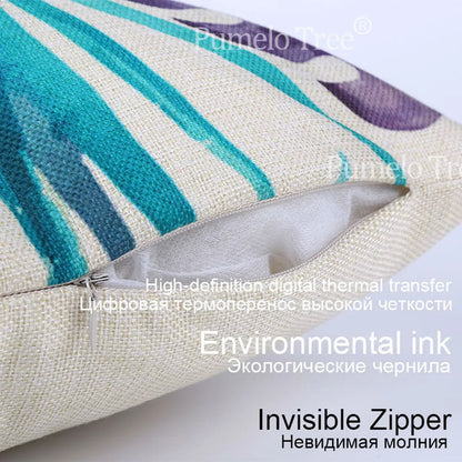 Geometric Cushions Cover Lattice Home Decorative Pillow Covers Print Cushion Covers 45X45Cm Simple Sofa Bed Pillows Cases Kissen