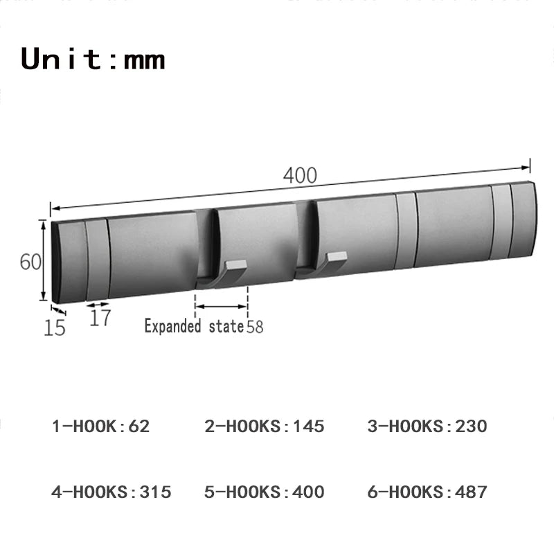 Black Gold Garderobe - Wandgarderobe
