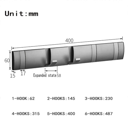 Black Gold Garderobe - Wandgarderobe