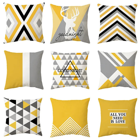 Dekokissen mit Füllung 40/45/50/60cm - Kissen verschiedene Muster