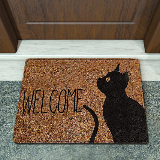 Front Doormats Indoor Outdoor Easy to Clean Floor Mat w/ Non-Slip Rubber Backing