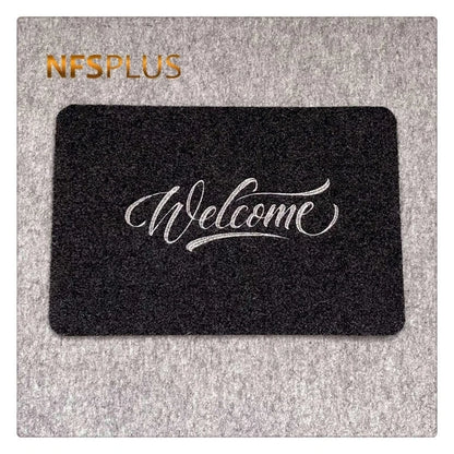 Welcome Front Door Mat Hallway Entrance Doormat Shoes Clean Carpet Rug 40x60cm Waterproof Anti-Slip Floor Mats Home Decoration