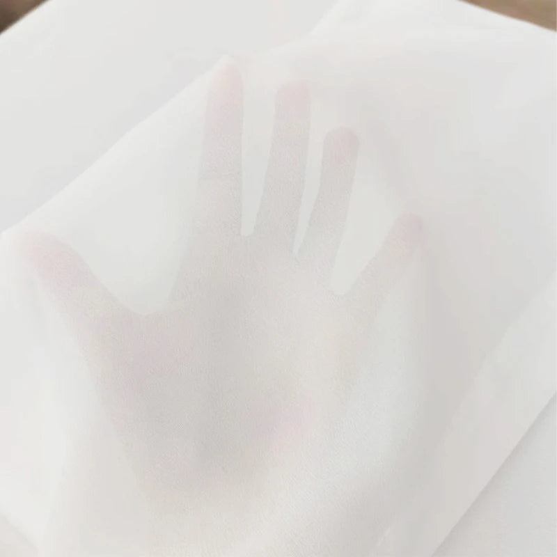 Weiß transparent Vorhang - Gardinen für Wohnzimmer und Schlafzimmer