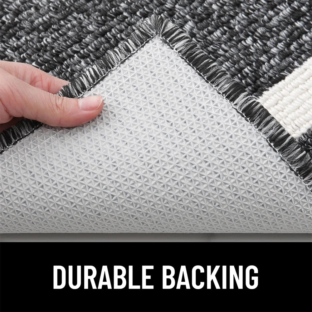 Olanly Home Entrance Door Mats Absorbent Bathroom Foot Mat Non-slip Quick Drying Bath Rug Washable Rug Floor Carpet For Kitchen