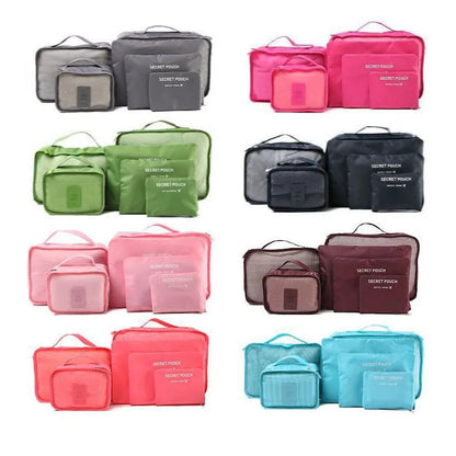 6 Stück Gepäckorganisator Tasche - Organizer-Set für Gepäck