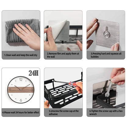 Badezimmer Duschablage aus Aluminium