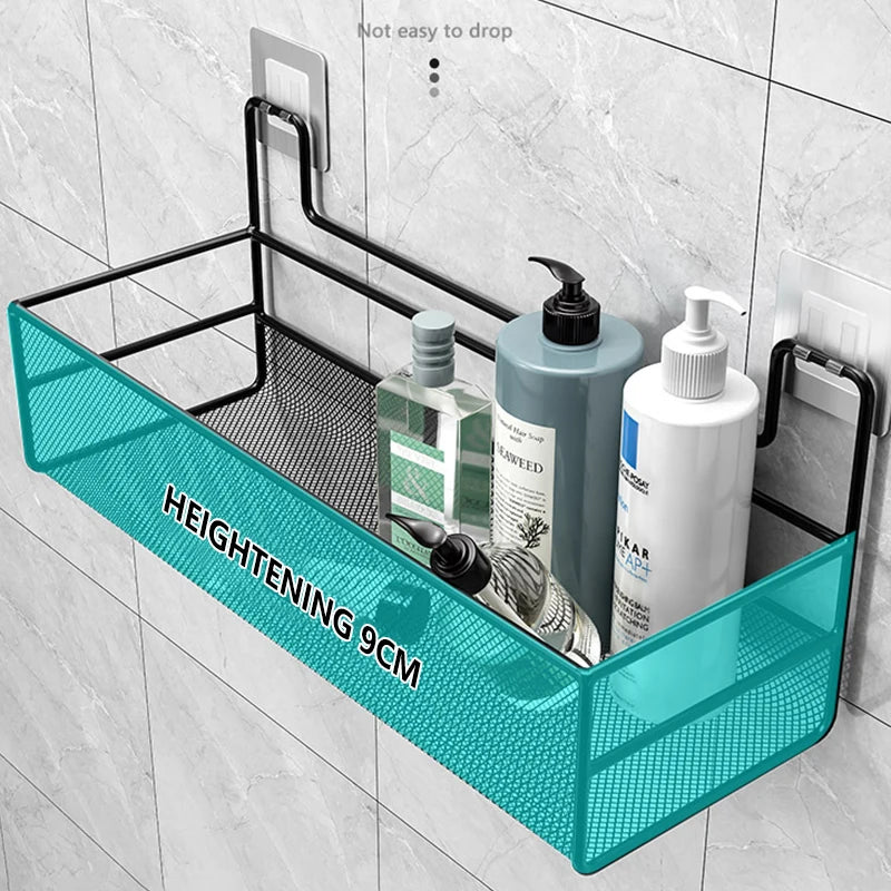 Wall-mount Badezimmer Duschablage Organizer ohne zu bohren