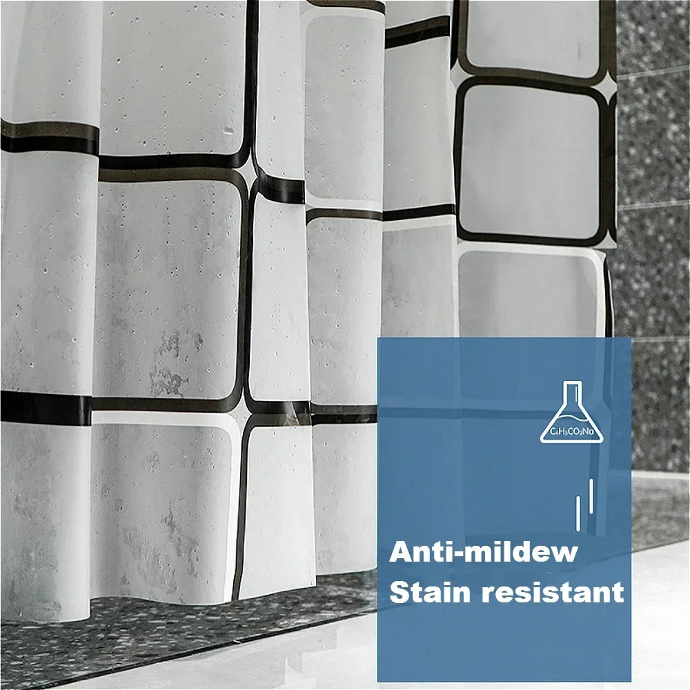 Duschvorhang Badezimmer- Vorhang für Badewanne Dusche