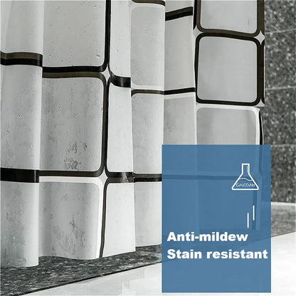 Duschvorhang Badezimmer- Vorhang für Badewanne Dusche