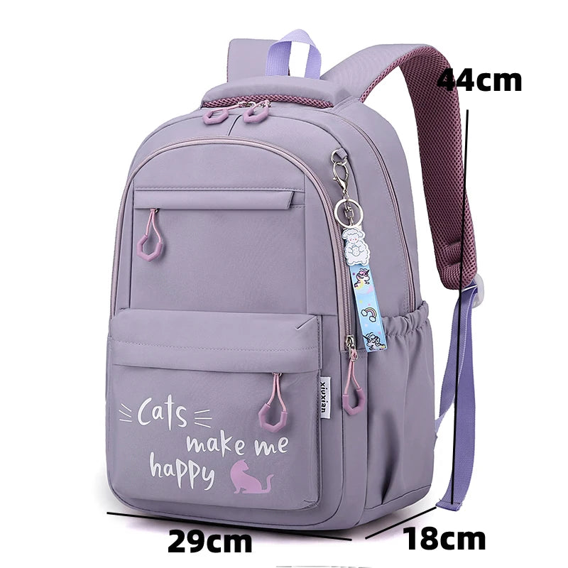 Kinder Schult asche neue süße Schule Rucksack für Mädchen Kinder Kawaii Bücher tasche Grundschüler Geschenk große Kapazität Rucksack