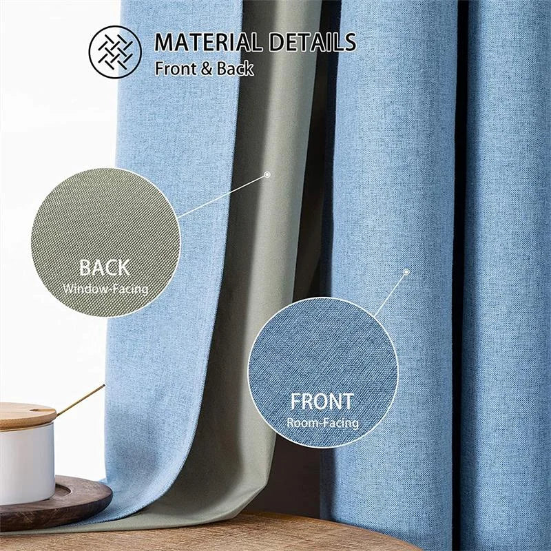 Vorhang für Wohnzimmer und Schlafzimmer 310cm Height 100% Blackout
