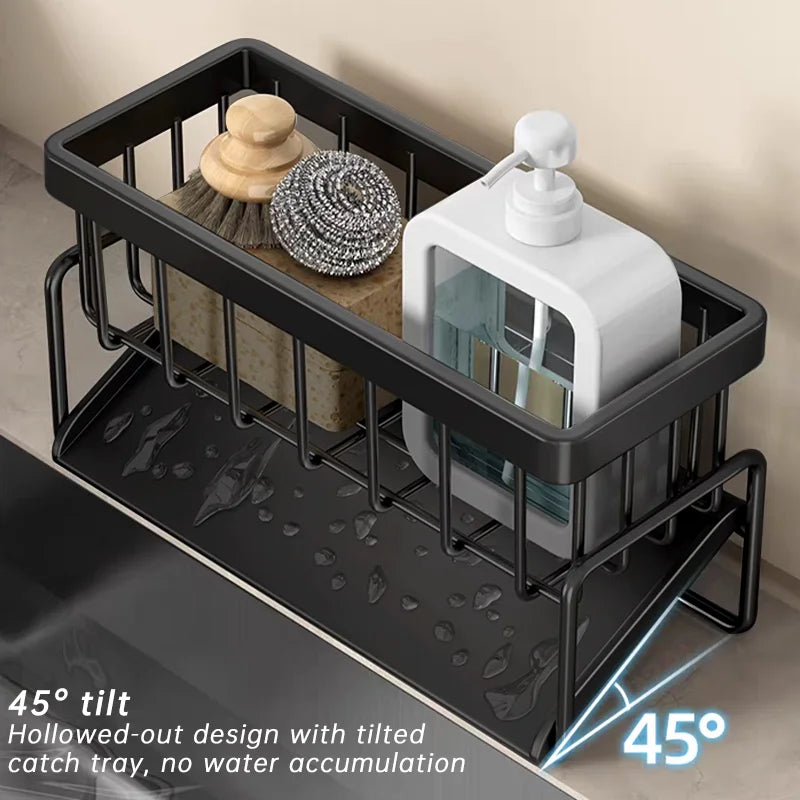 Geschirr regal Küchenspüle Abflussregal Organizer Regal