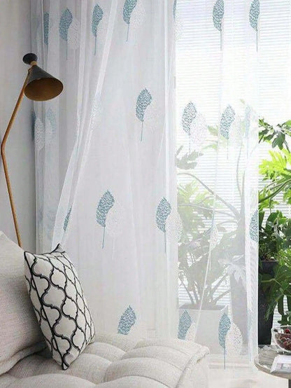 Transparent Vorhang für Wohnzimmer und Schlafzimmer 3 Motiven