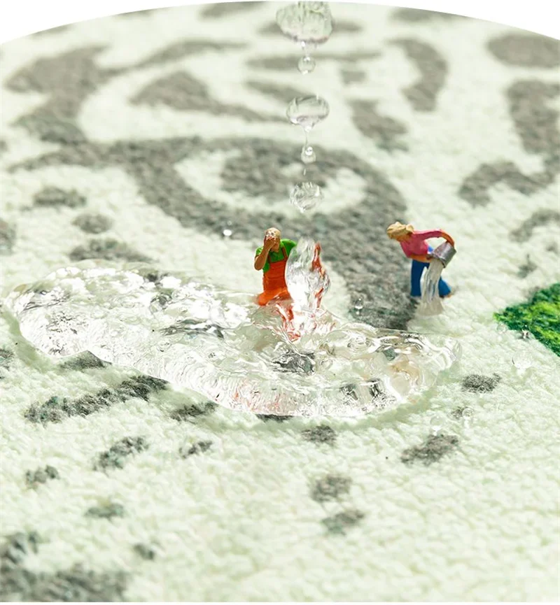 Fluffy Soft Bedroom Bedside Rugs Nordic Flowers Carpet for Kids Room Bathroom Living Room Non-Slip Home Decor Long Floor Mat